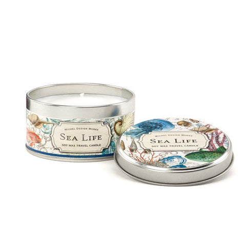 Sea Life Travel Candle