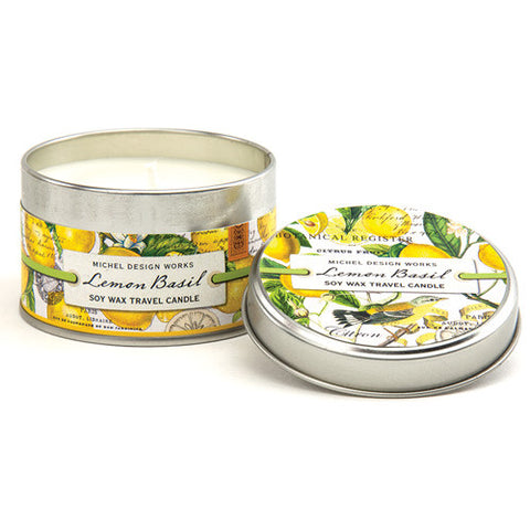 Lemon & Basil Travel Candle