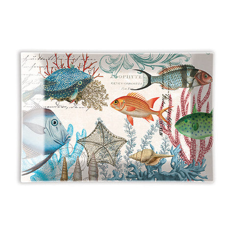 Sea Life Glass Soap Dish