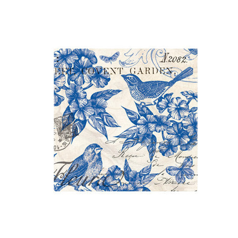 Indigo Cotton Luncheon Paper Napkins
