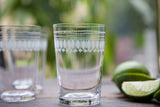 Ovals Glass Tumbler Set of 6