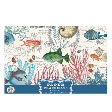 Sea Life Paper Placemats