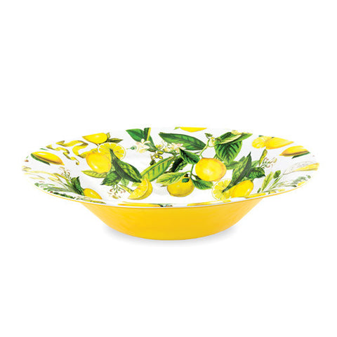Lemon & Basil Large Melamine Bowl