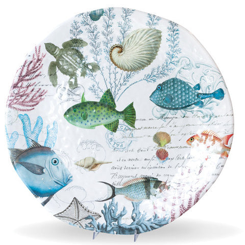 Sea Life Melamine Serveware Platter