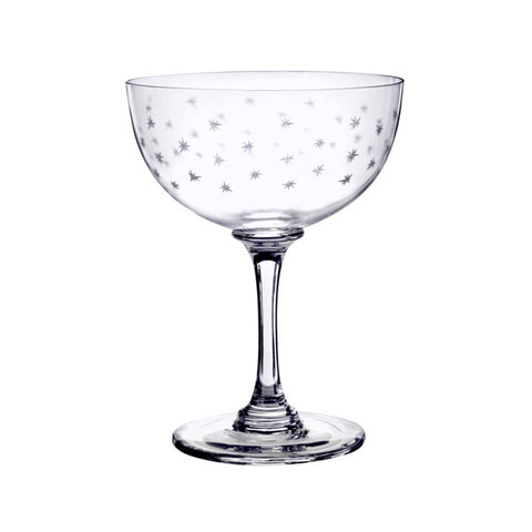 Stars Champagne Saucer Set of 6