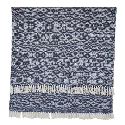 Weaver Green Blanket - Diamond Pattern