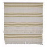 Weaver Green Blanket - Striped